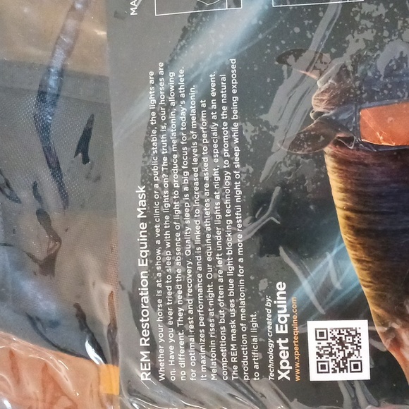 Horse REM Restoration Equine Mask Standard Style Horse size Large - Picture 5 of 6